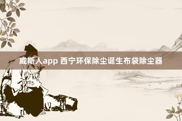 威斯人app 西宁环保除尘诞生布袋除尘器